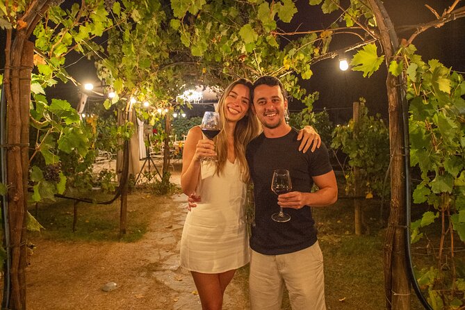 San Gimignano Dinner in the Vine Rows and Wine Tasting