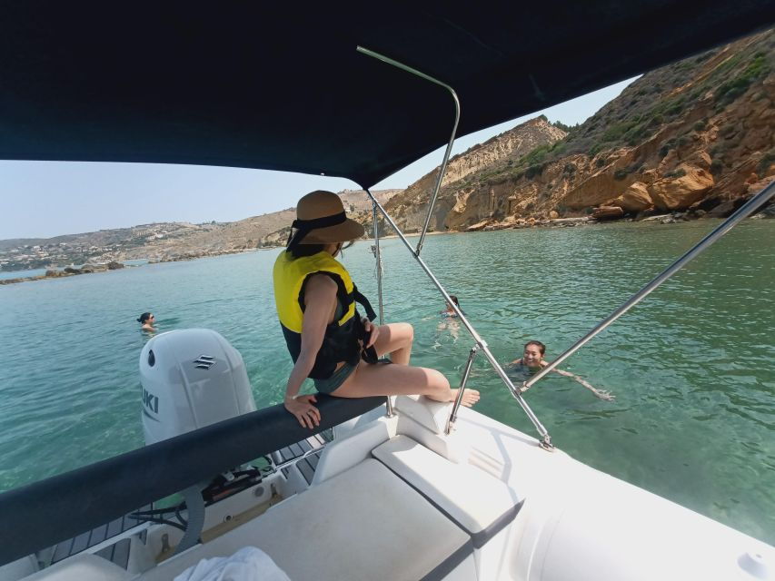 San Leone: Private Boat Tour to the Scala Dei Turchi & Drink - Itinerary