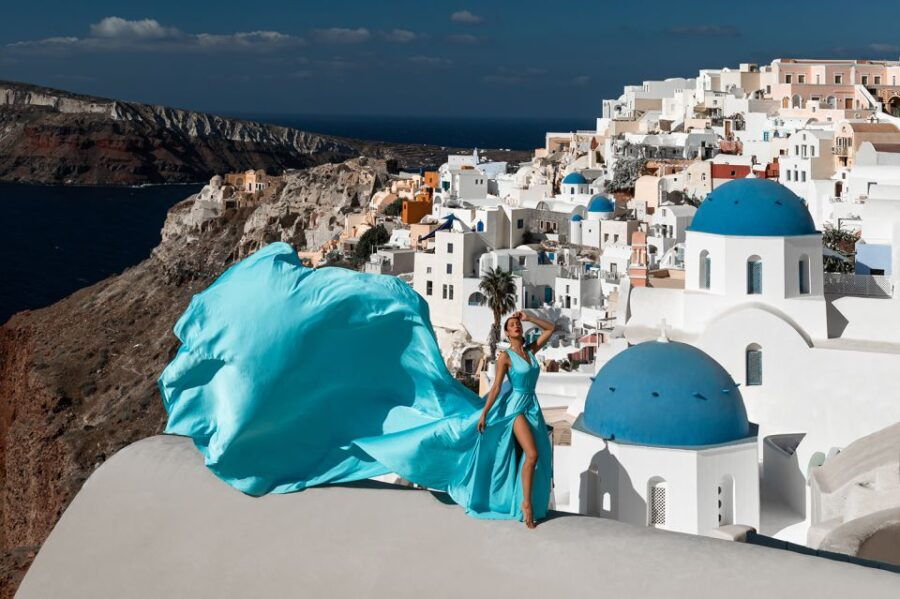 Santorini Flying Dress - Pricing and Duration