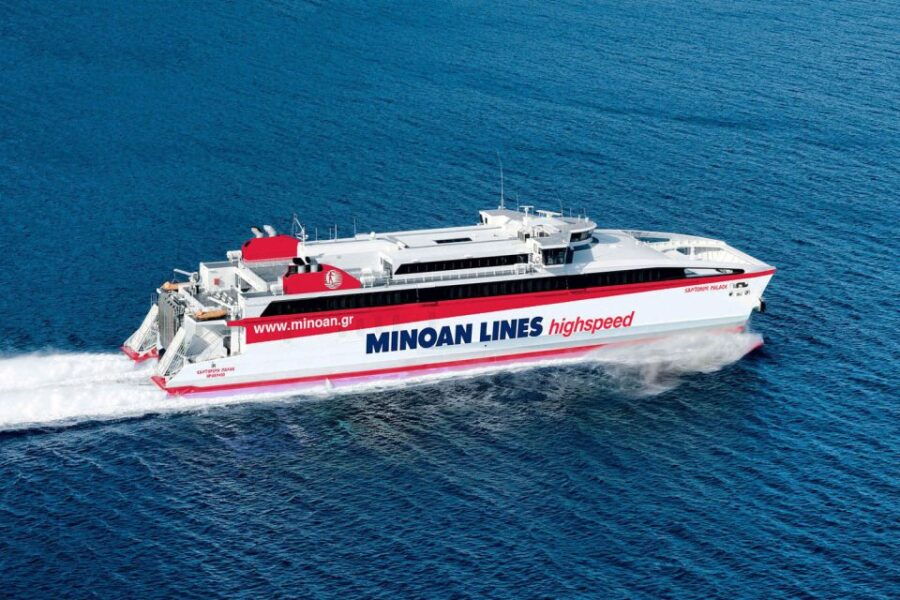 Santorini to Heraklion Crete: Ferry Ticket & Hotel Transfer