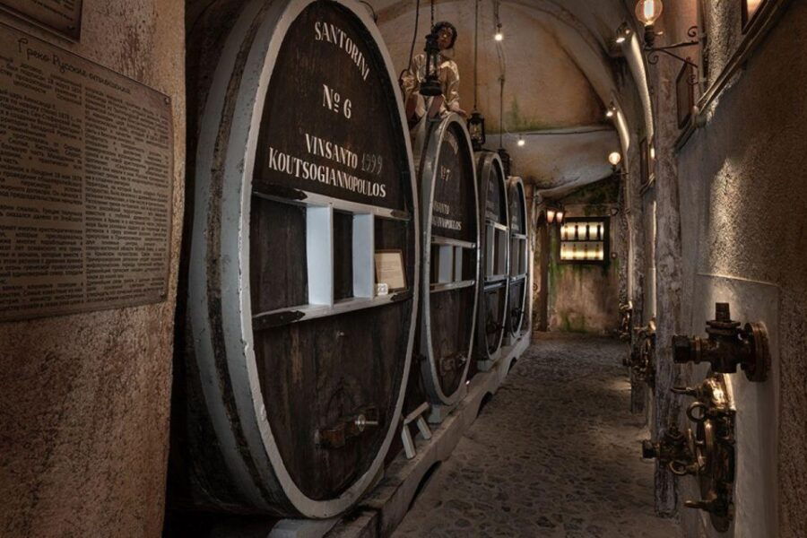 Santorini Visit Cave Wine Museum and Wine Tasting