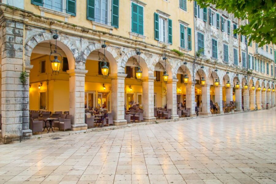 Saranda: Corfu Town and Palaiokastritsa Day Trip With Cruise - Itinerary Highlights
