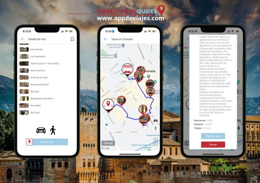 Self-Guided Audio Guide Tapas in Granada