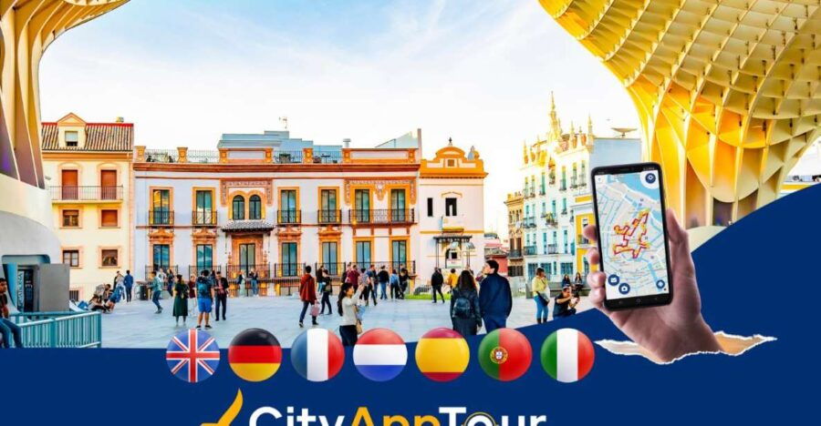 Seville Centre: Walking Tour With Audio Guide on App