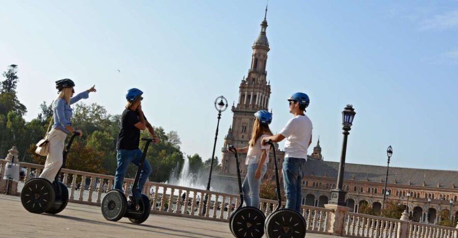 Seville: Square of Spain and Riverside Segway Tour