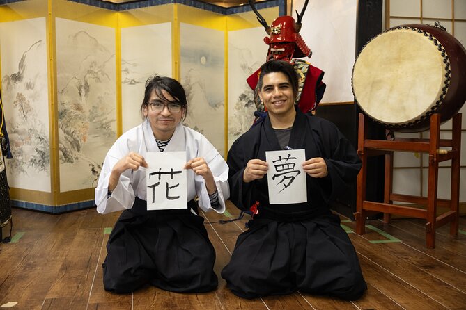 Shodo Japanese Calligraphy Class Near Osaka Castle