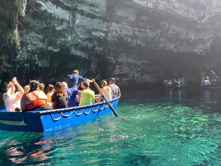 Shorex: Melissani Cave and Myrtos Beach Swim Stop