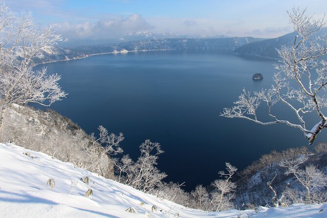 Snowshoeing at Lake Mashu Outer Rim of the Caldera