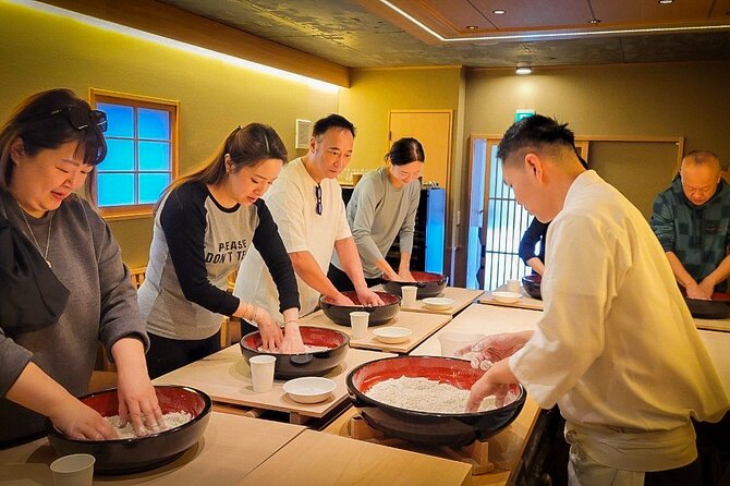 Soba Making Experience With Optional Sushi Lunch Course - Good To Know