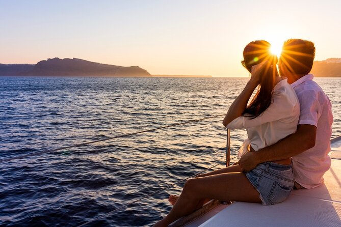 Sunset Cruise Dia Catamaran in Dia Island With Premium Menu