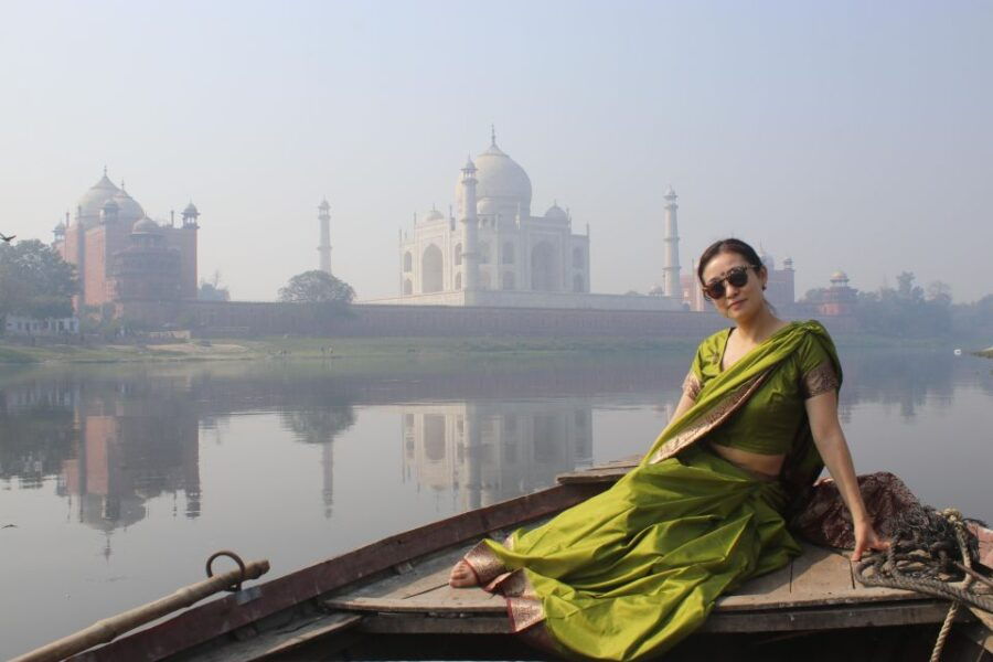 Taj Mahal Back View Yamuna Boat Ride Tour - Good To Know
