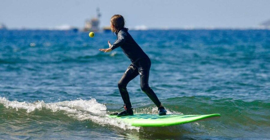Tenerife: Surfing Lesson for Kids in Las Americas