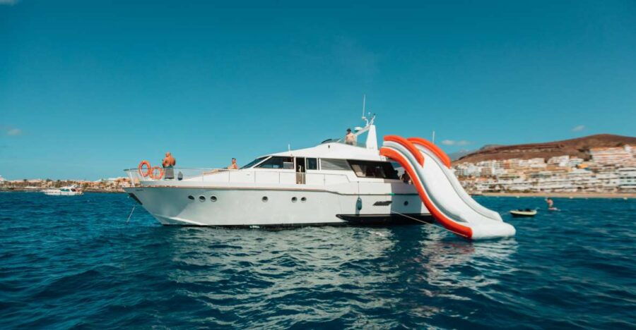 Tenerife: Yacht Cruise With Waterslide and Water Activities