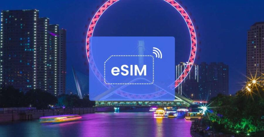 Tianjin: China (With Vpn)/Asia Esim Roaming Mobile Data Plan