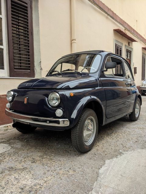 Tour in a Fiat 500 in Palermo and Mondello