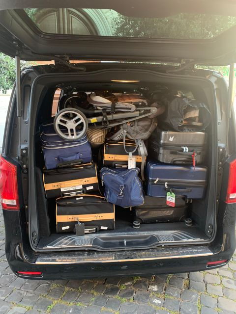 Transfer Rome City to Rome Airport - Service Highlights