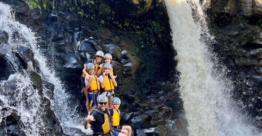 Umauma Triple-Tier Waterfall Rappel and River Tour