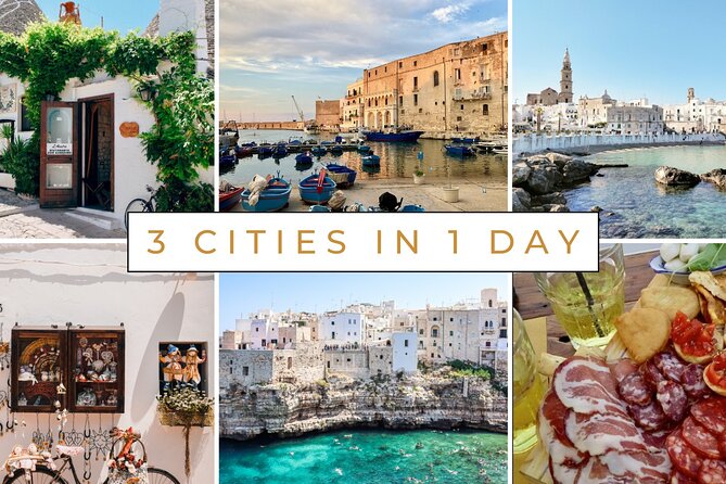 Visit Alberobello, Monopoli, Polignano: Private Tour & Aperitif!