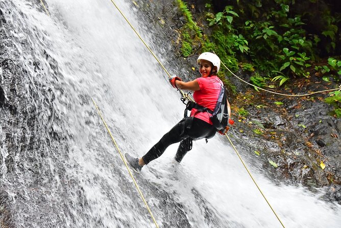 Zip Line With Canyoning Waterfall Adventure in Vista Los Sueños