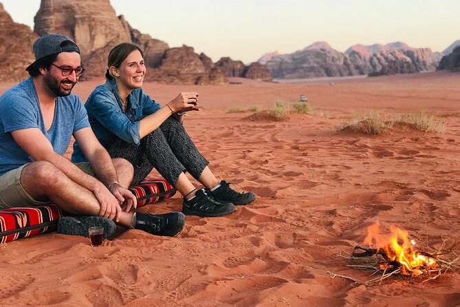 1 Day & 1 Night | Stay & Jeep + Camel Tour in Wadi Rum | Magic Bedouin Star - Meals and Beverages Provided
