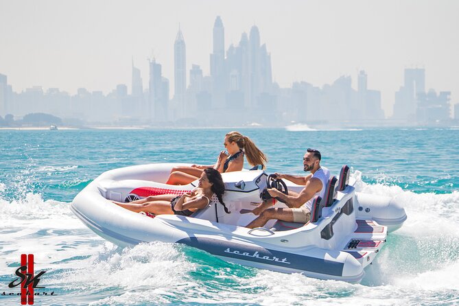 120mins Dubai Self-Drive Boat Tour With Swimming & Photos - Boat Features