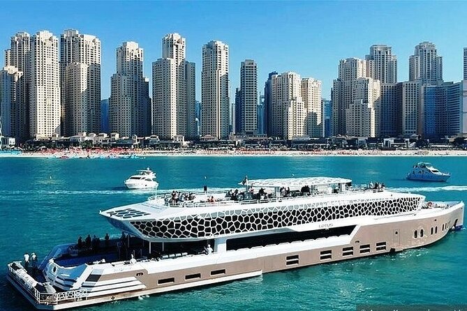 3-Hour Lotus Mega Yacht Dinner Experience in Dubai Marina - Experience Details