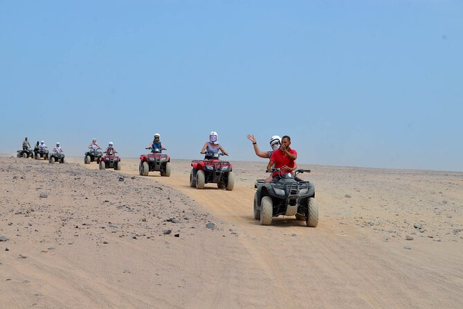 3 Hours Quad Bike Desert Safari With Camel Ride From Marsa Alam
