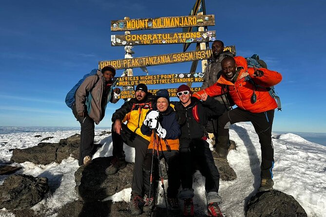 8 Days Mount Kilimanjaro Climbing via Lemosho Route