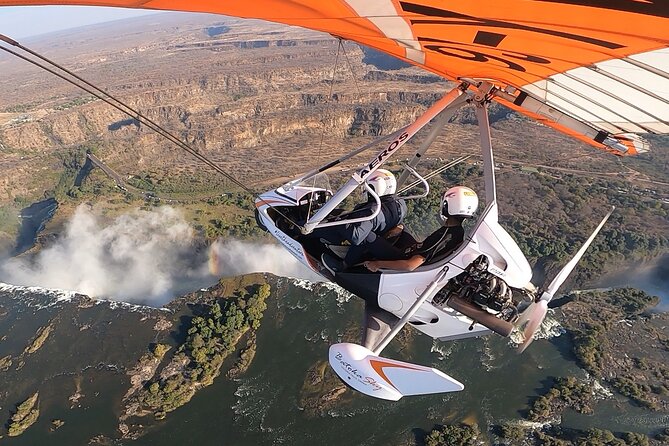 A Microlight Flight- Over the Victoria Falls