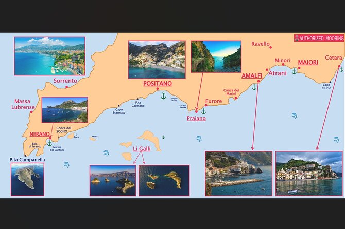 Amalfi Coast, Capri & Li Galli Islands BOAT EXCURSION