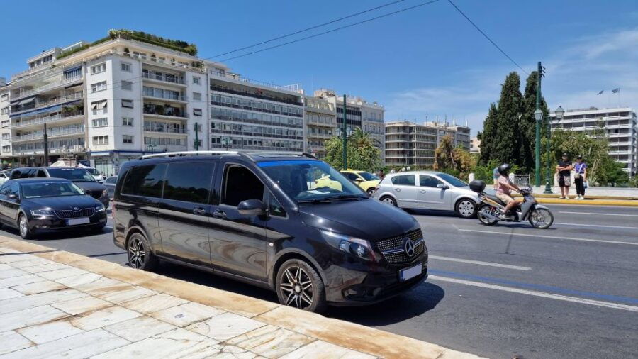 Athens City to Rafina Port Easy Transfer Van and Minibus - Transfer Description