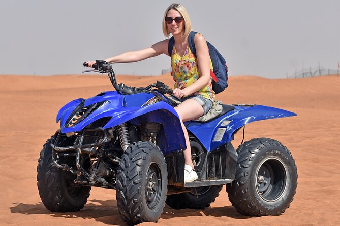 Dubai Morning Desert Safari, 30 Mins Quad Bike & Camel Ride