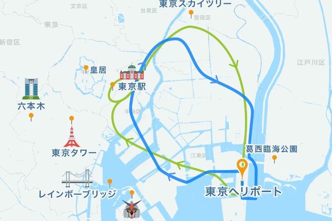 【15mins 4pax】Tokyo Bay Coastal/Tokyo Skytree and Tokyo Station - Itinerary Highlights