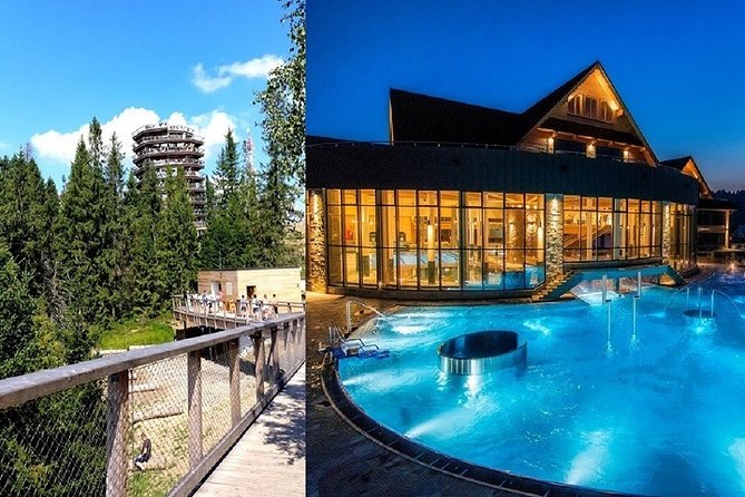 From Krakow: Slovakia Treetop Walk and Thermal Baths Private Tour - Included Amenities