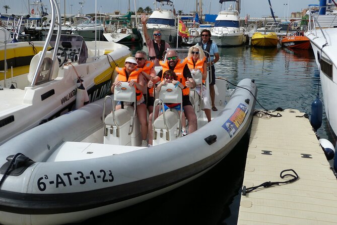 Fuengirola Highlights and Dolphin Watching in Speedboat