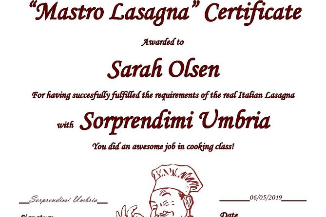 Fun Cooking Class, Lets Make Lasagna! - Umbria - Reviews and Ratings