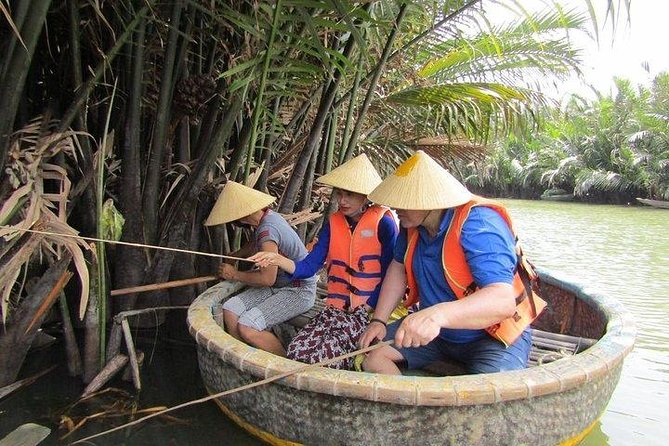 Hoi an Basket Boat Tour ( Basket Boat, Visit Water Coconut Forest, Fishing Crab)