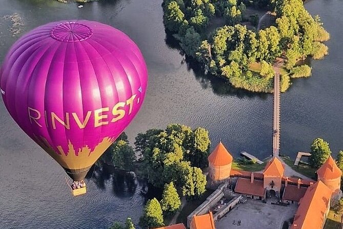 Hot Air Balloon Flight Over Vilnius or Trakai