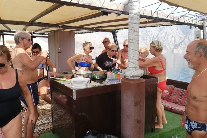 Khasab Dhow Cruise Full Day, Buffet Lunch on Board, Swimming - Dining Experience