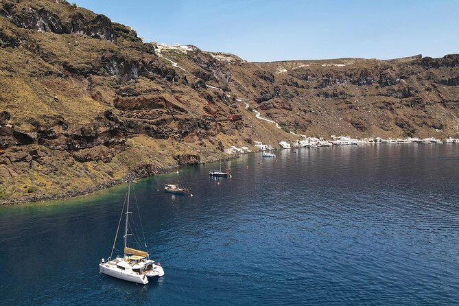 Luxury Santorini Sunset Cruise: Dinner, BBQ, Open Bar, Transfers - Cruise Highlights