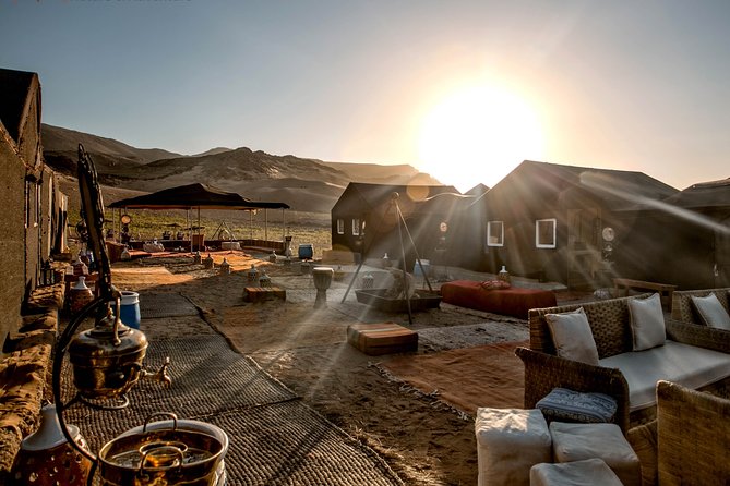 M’Hamid: Overnight in Luxury Desert Camp With Camel Ride, Meals & Sandboarding