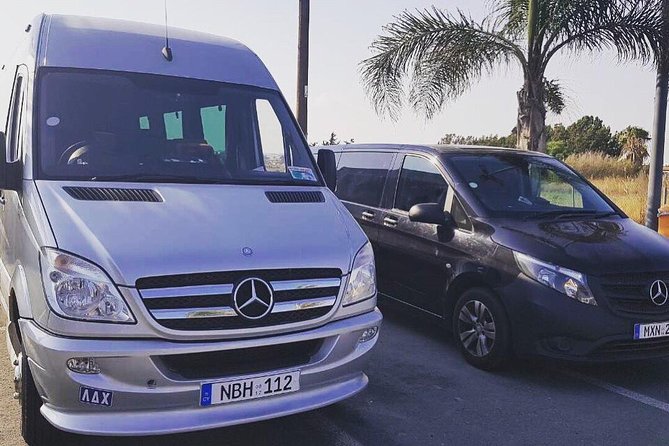 Minibus Private Transfer From LCA Airport to and From Ayia Napa 1-16 Travellers - Pickup and Drop-off Details