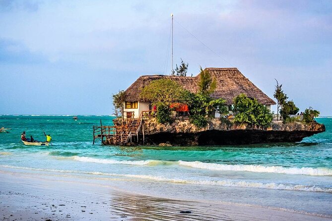 Mnemba Island Tour; The Island Pongwe; Kuza Cave; Paje Beach;The Rock Restaurant - Inclusive Stops