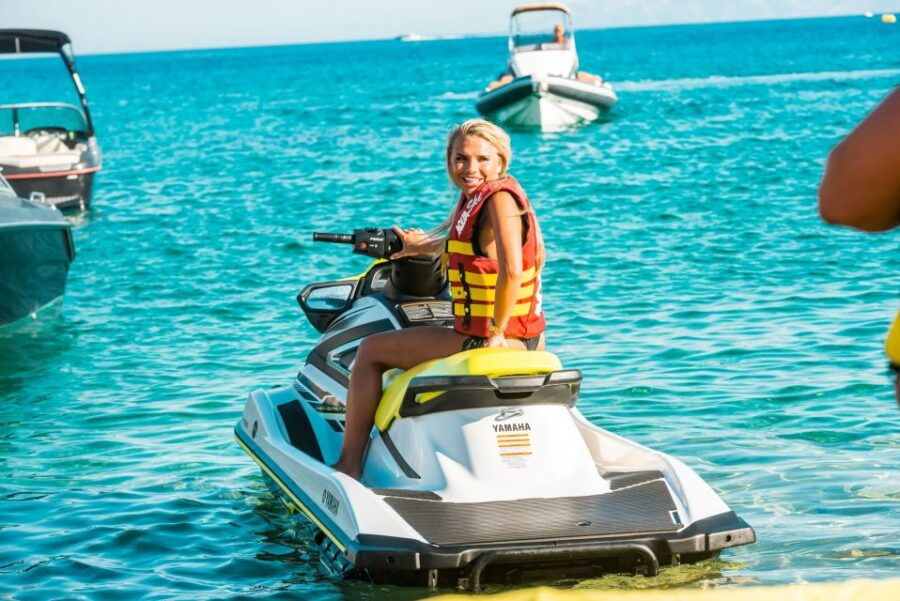 Mykonos: Super Paradise Beach Jet Ski, Canoe, & SUP Rental