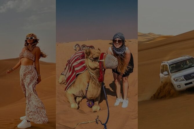 Premium Desert Safari Dubai With Camel Ride & Live BBQ Dinner