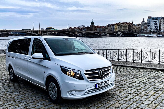 Private Round-Trip Transportation to and From ČEský Krumlov (Unesco Heritage Site) by Minivan for 8+1 Passengers - Pickup Details