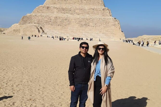 Private Tour Giza Pyramids ,Sphinx ,Memphis Monuments and Saqqara Pyramid - Itinerary Overview
