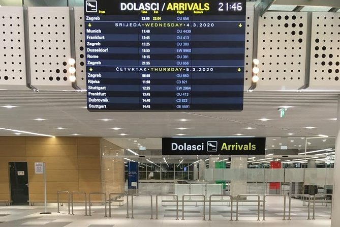Private Transfer Services - Split Airport to Novalja - Service Details