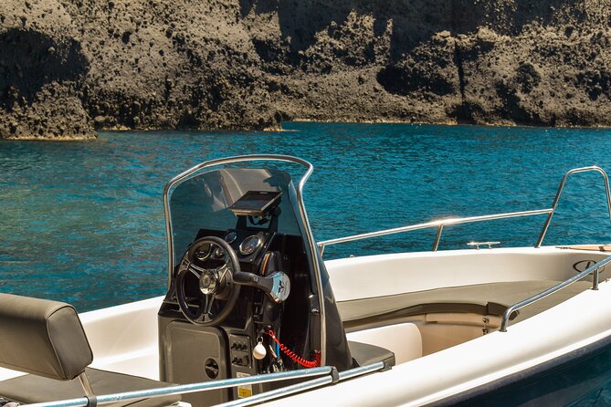 Rent a Boat With 30/50hp Engine in Santorini Without a License