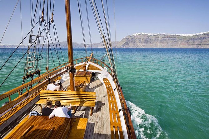 Santorini Volcano & Hot Springs and Sunset on Board - Nea Kameni Island Exploration